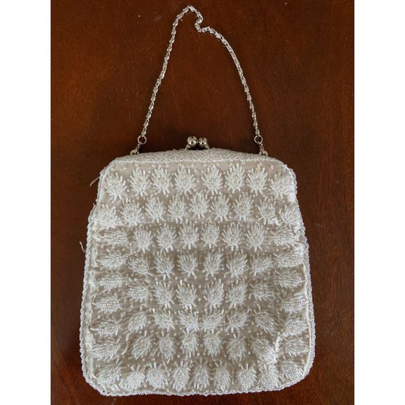 Carlo Fellini Beaded Vintage Beautiful Handbag - Picture 1 of 9